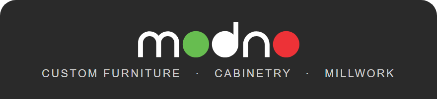MODNO · Custom furniture · Cabinetry · Millwork